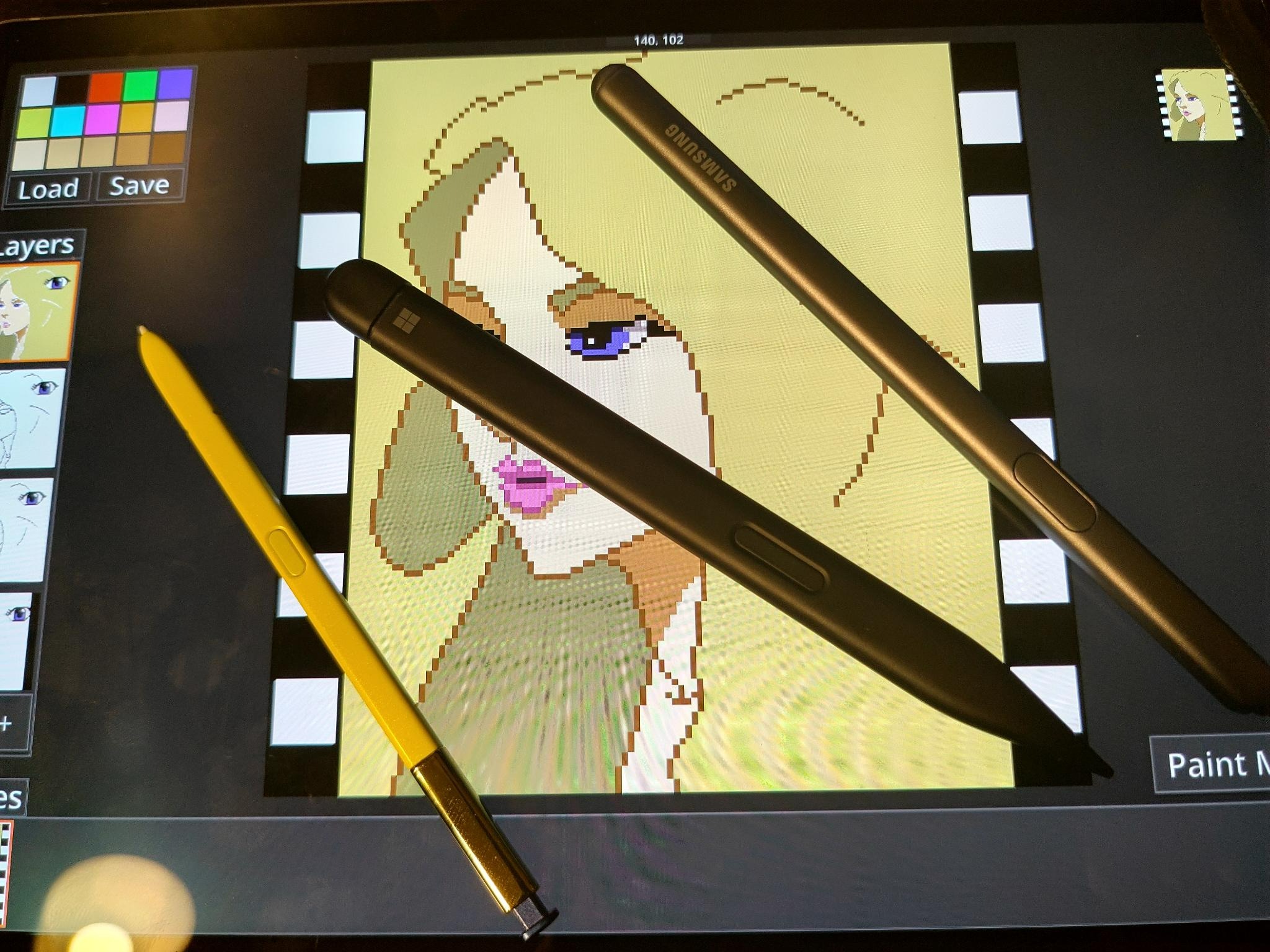 android stylus drawing support